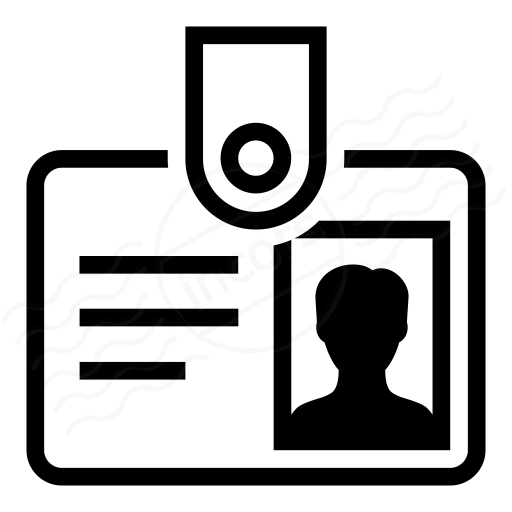 512x512 Iconexperience I Collection Id Badge Icon