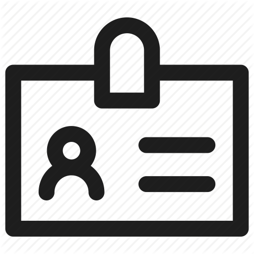 512x512 Identification, Identify, Name Tag, Office, Tag Icon