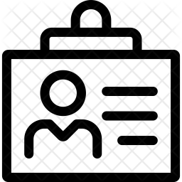 256x256 Identification Icon Of Line Style