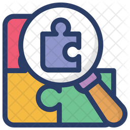 256x256 Problem Identification Icon Of Colored Outline Style