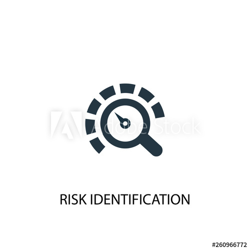 500x500 Risk Identification Icon Simple Element Illustration Risk