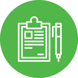 256x256 Clipboard, Checklist, List, Id, Sign, Logistic, Pen, Tick