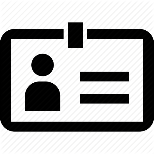 512x512 Card, Id, Id Card, Identity, Identity Card, Student Card Icon