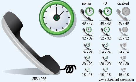 464x280 Idle Icon Standard Telephone Icons