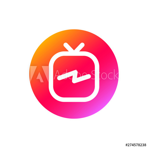 500x500 Tv Logo Ig Tv Igtv Logo Icon Igtv Social Media Icon Modern