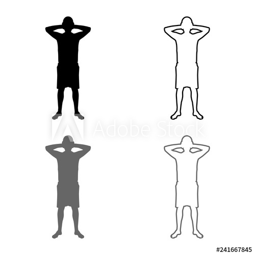 500x500 Man Covering His Ears Silhouette Front View Closing Concept Ignore