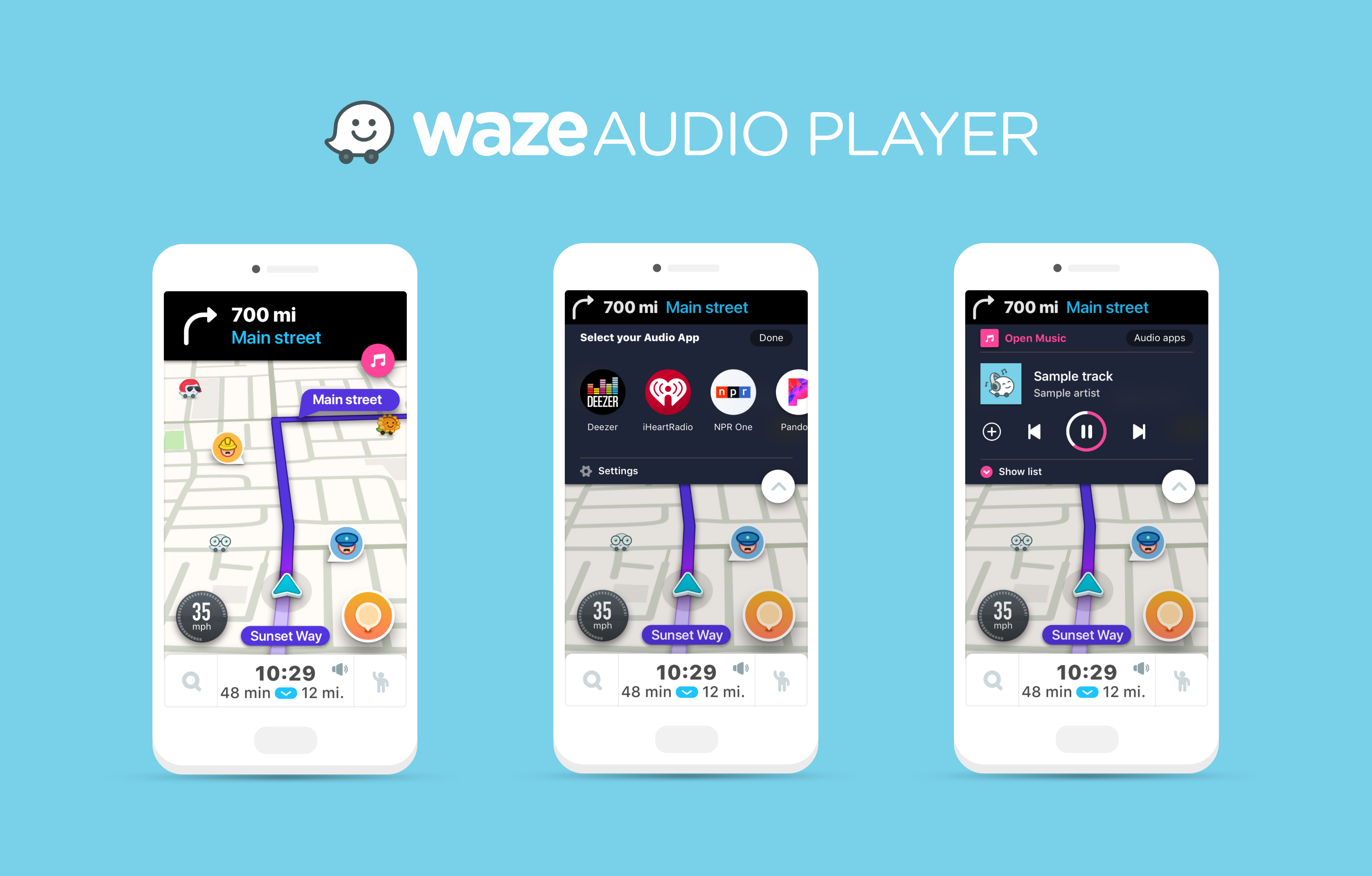 4000x2553 Waze Audio Player Opens Worldwide