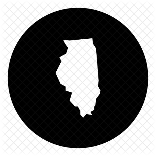 512x512 Illinois Icon Of Glyph Style