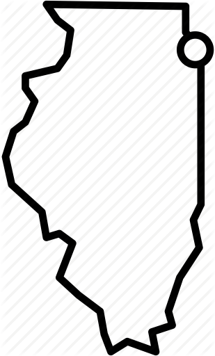 309x512 America, Chicago, City, Federal, Illinois, Republic, State Icon