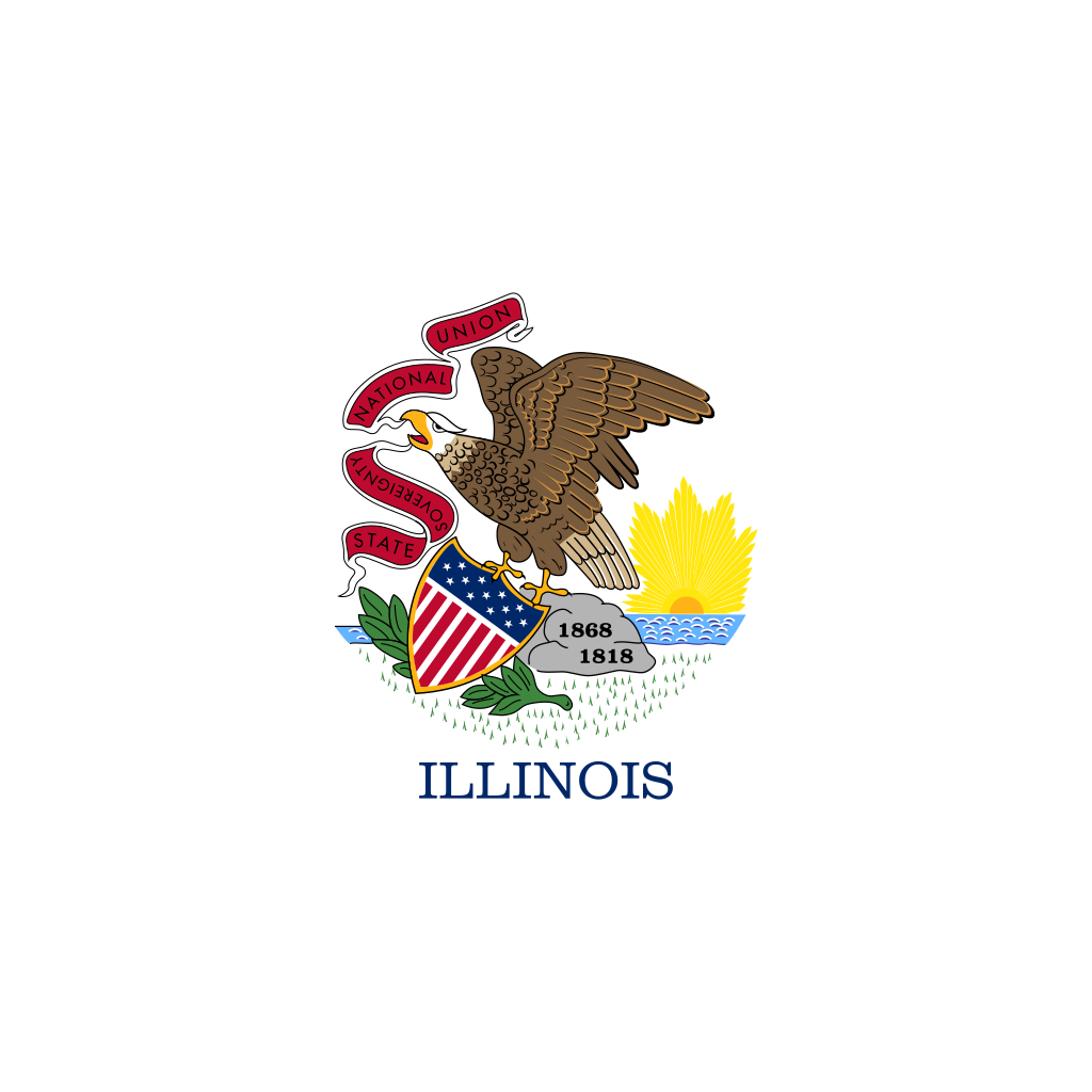 1024x1024 Us Il Illinois Flag Icon