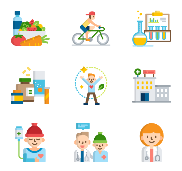 600x564 Illness Icons