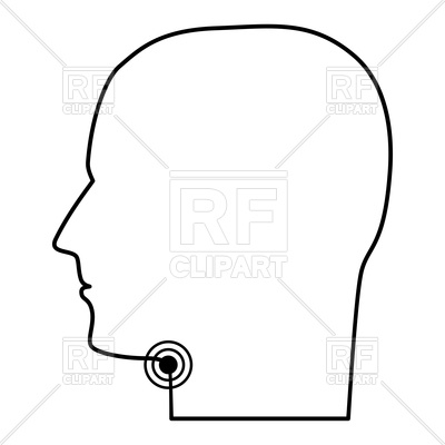 400x400 Path Head With Illness Throat Icon Vector Image Of Healthcare