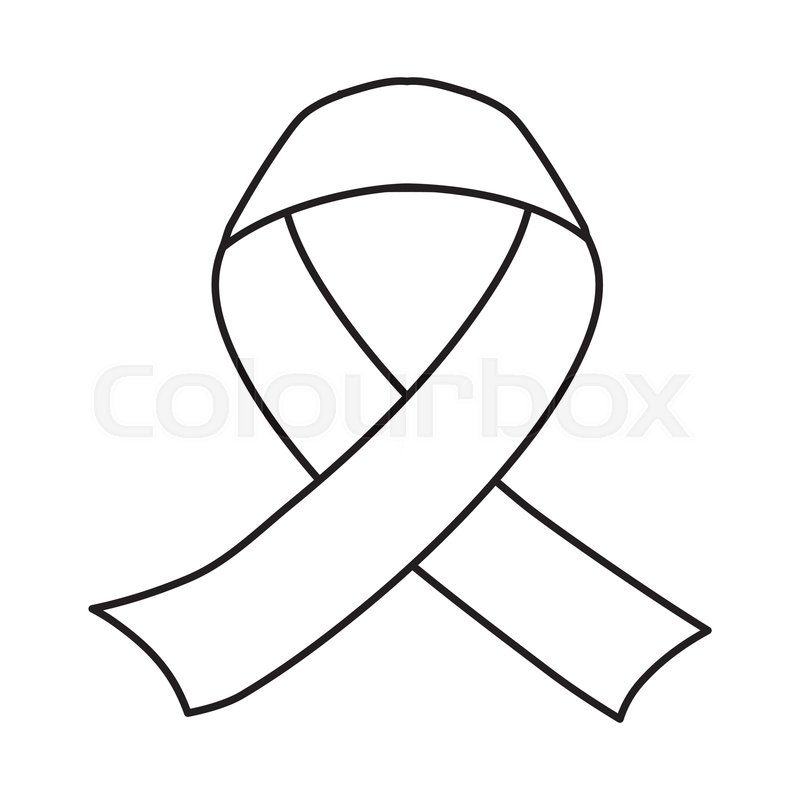 800x800 Ribbon For Illness Awareness Icon Stock Vector Colourbox