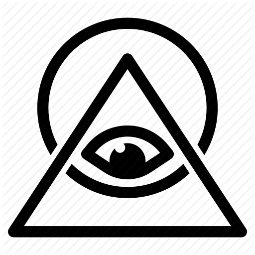512x512 All, Eye, Illuminati, Occult, Power, Pyramid, Seeing Icon