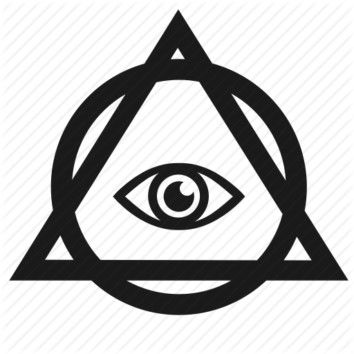 512x512 Eye, Illuminati, Pyramid, Round, Triangle Icon