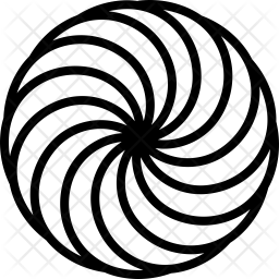 256x256 Illusion Icon Of Line Style