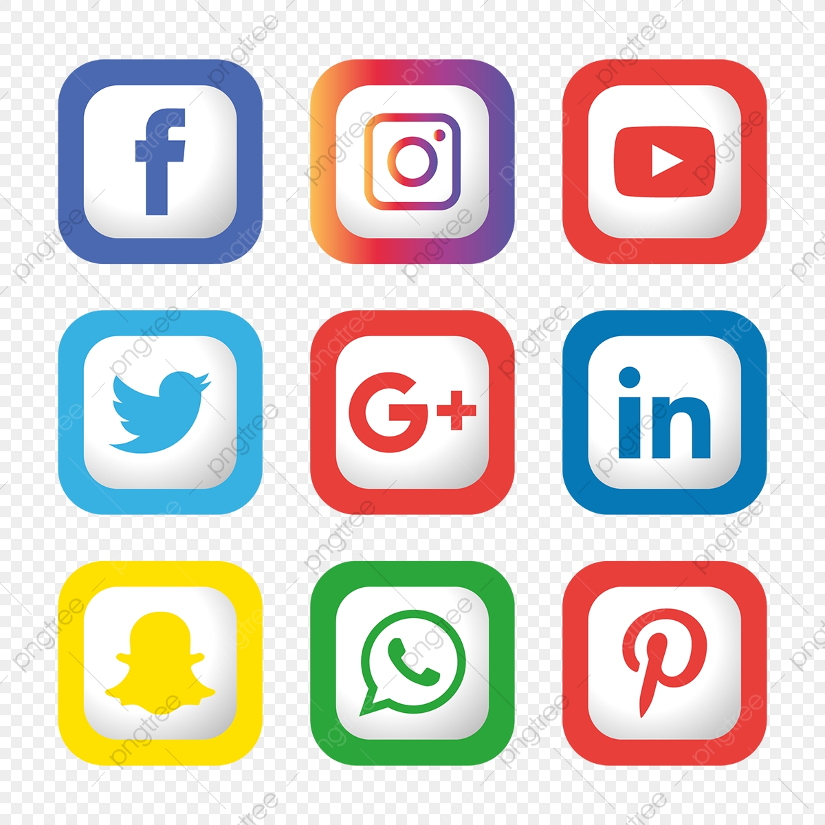 1200x1200 Social Media Icons Set Logo Vector Illustrator, Social, Media