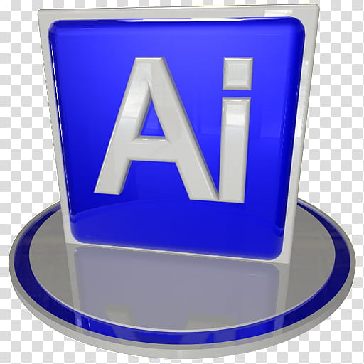 512x512 White And Blue Icon Set Blue, Adobe Illustrator Icon