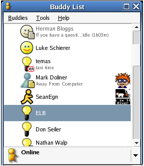 283x326 Status Widget