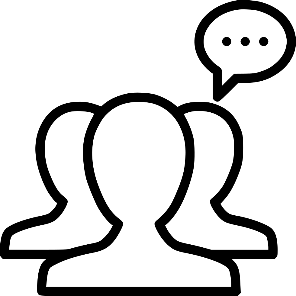980x980 Group S Contacts People Chat Message Talk Im Png Icon Free