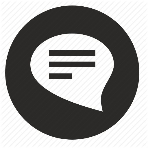 512x512 App, Dialog, Im, Message, Round, Text Icon