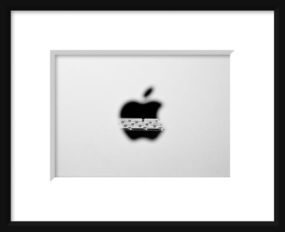 570x464 Geekery Apple Photography Mac Imac Minimalist Black White Etsy