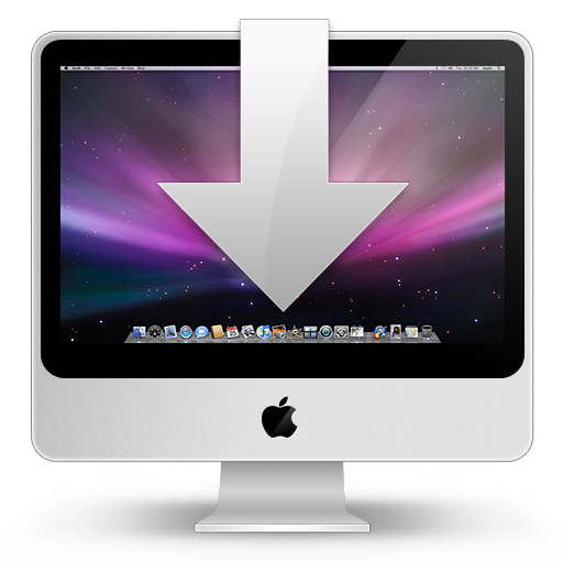 512x512 Sidebar, Downloads, Apple, Imac Icon Free Of Hyperion Icons