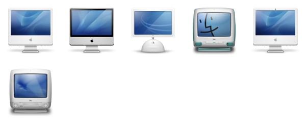 600x259 Imac Generations Icons Free Icon Packs Ui Download