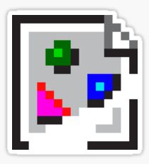 210x230 Broken Image Icon Stickers Redbubble