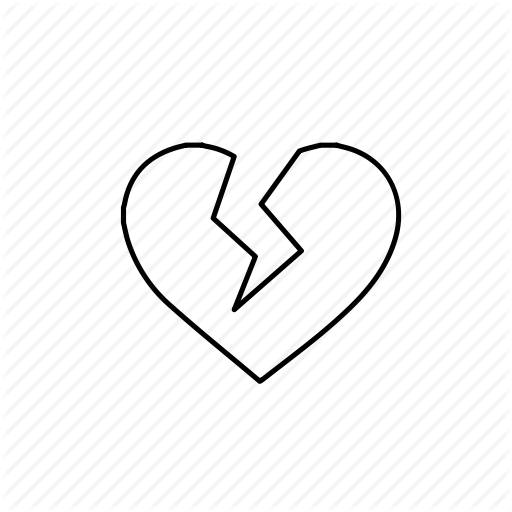 512x512 Broken, Broken Heart, Heart, Heart Broken Icon