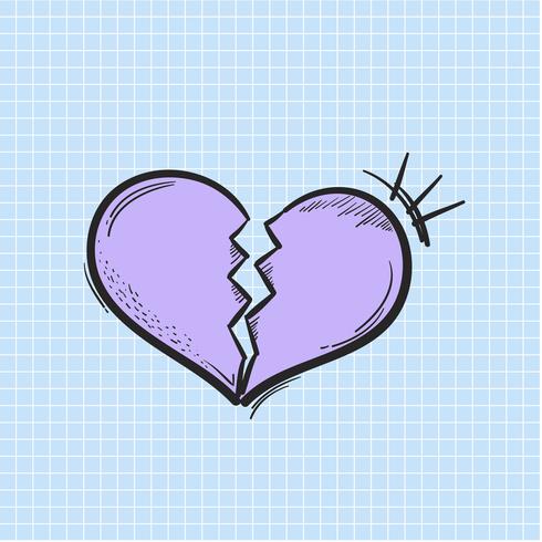 490x490 Vector Of Heart Broken Icon