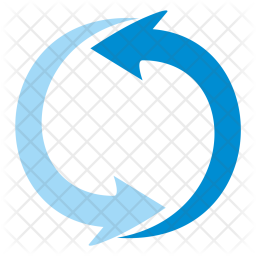 256x256 Arrow, Blue, Load, Loading Icon Of Flat Style