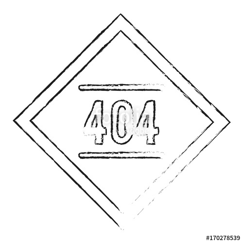 500x500 Error Not Found Icon Vector Illustration Graphic Design Stock