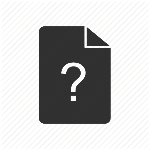 512x512 Error, File, Not Found, Question Mark Icon