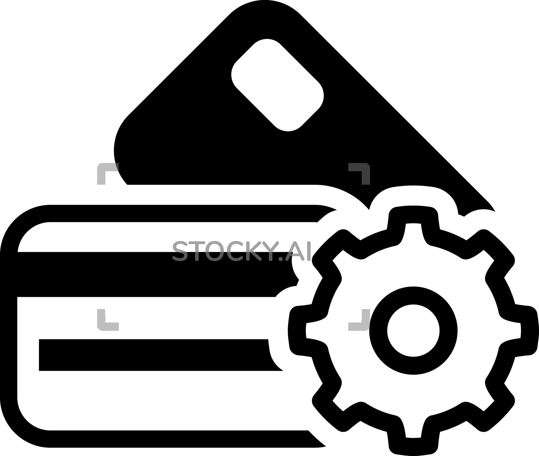 Image Of Credit Card Processing Icon Flat Design 1882x1595 Image Of Credit Card Processing Icon Flat Design