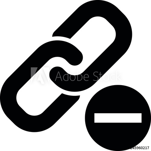 500x500 Icon Shows A Link Unavailable Icon Or Website Unavailable Icon