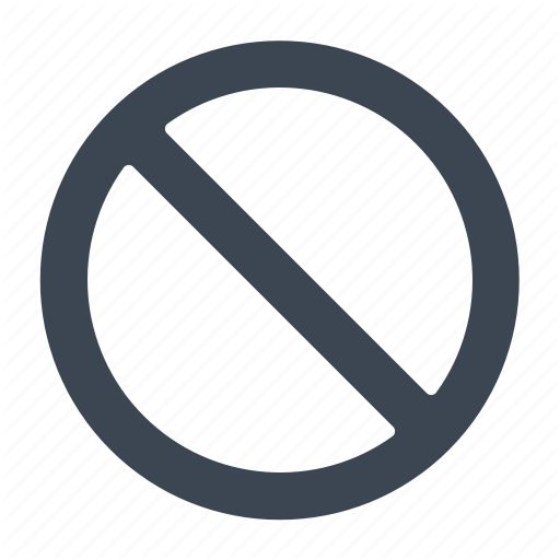 512x512 Allowed, Not, Unavailable Icon