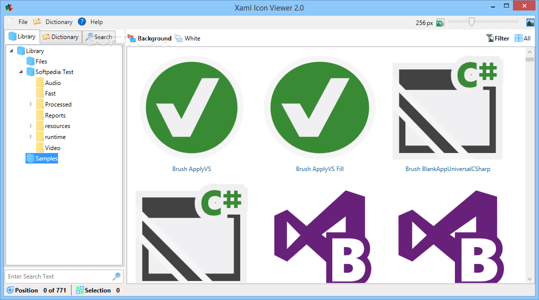 1077x600 Download Xaml Icon Viewer