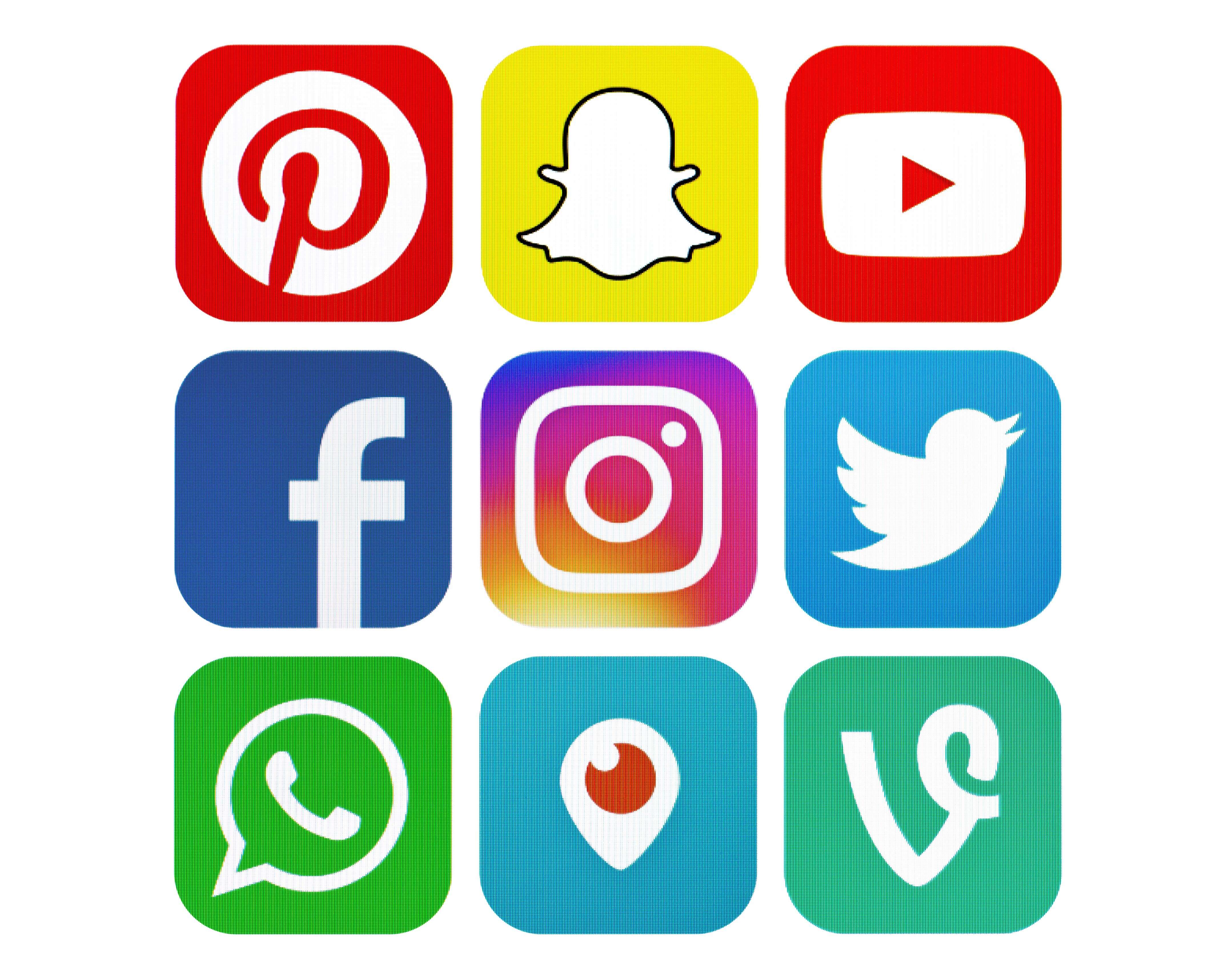 Social Media Icons 4314x3429 Social Media Icons