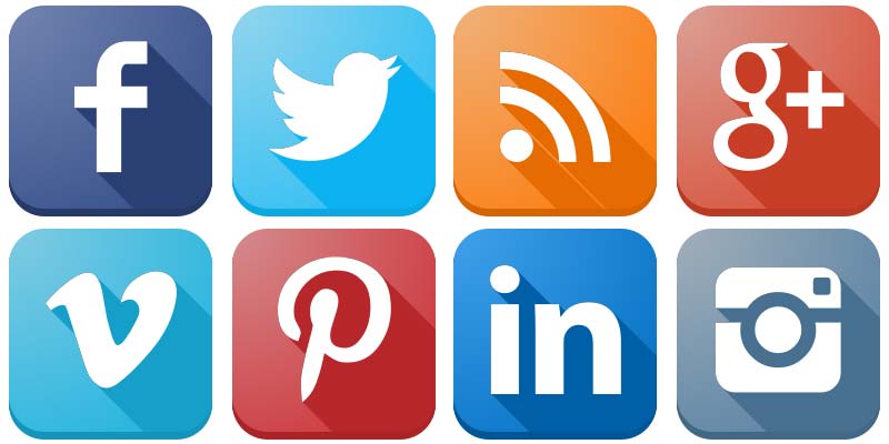 Social Media Icons 800x400 Social Media Icons