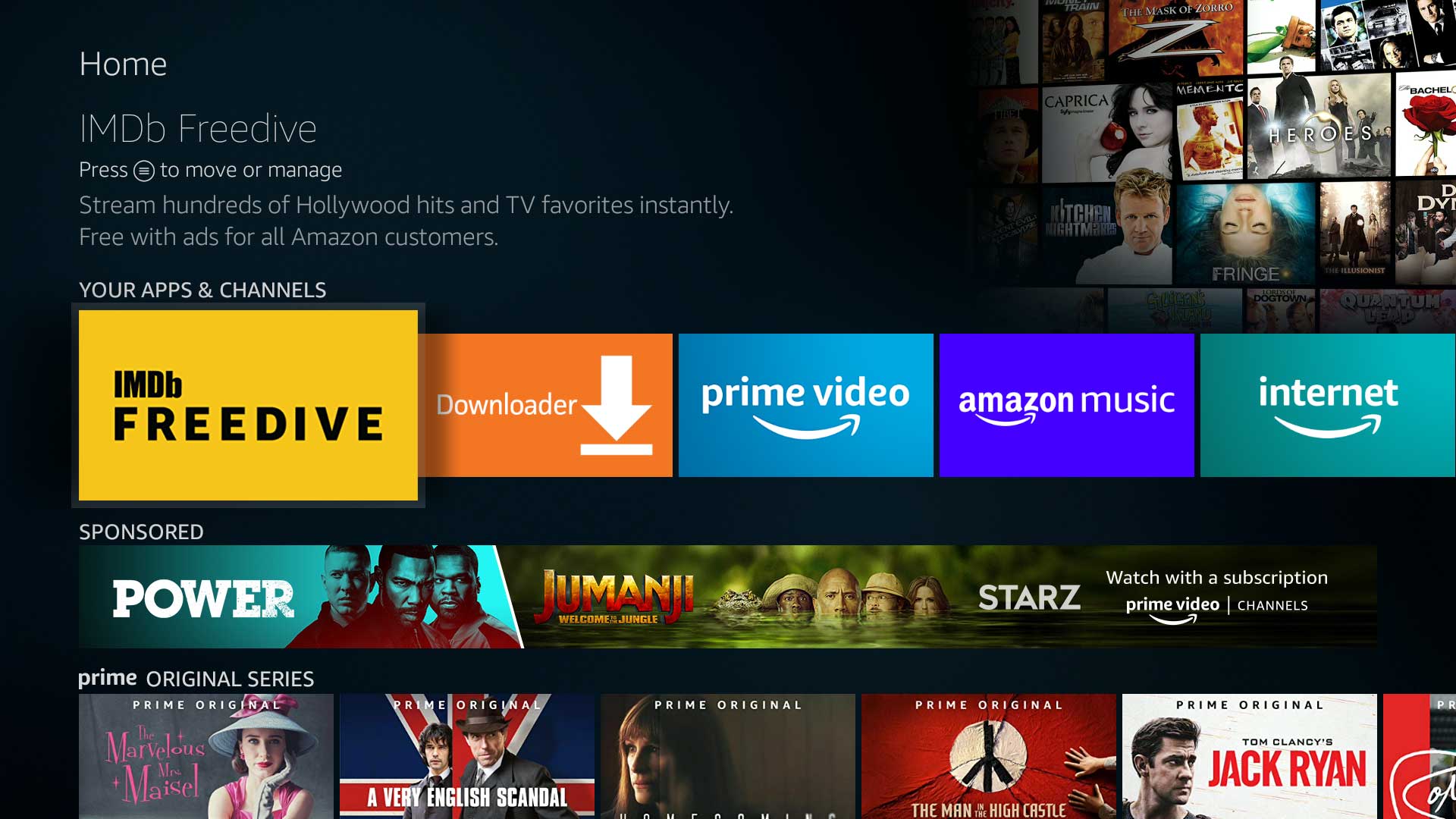 1920x1080 Imdb Freedive Channel App Icon On Fire Tv Aftvnews