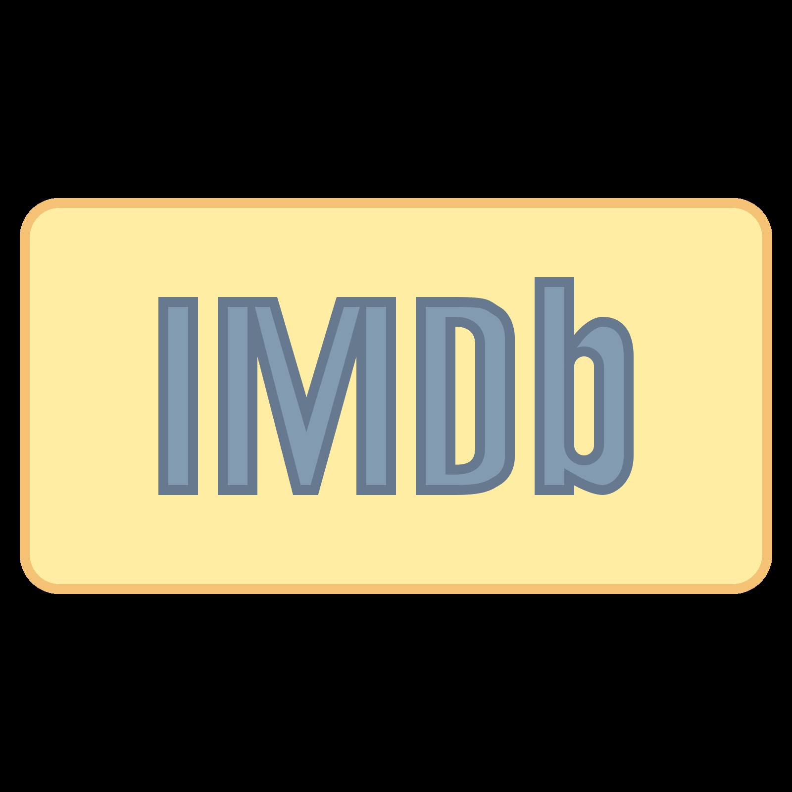 1600x1600 Imdb Icon Png