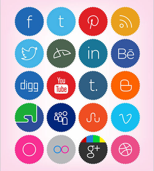 500x555 Best Free Social Media Icons Sets For High Quality Websites