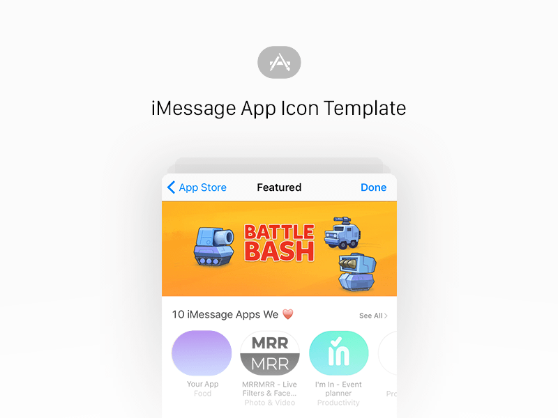 800x600 Imessage App Icon Template Sketch Freebie