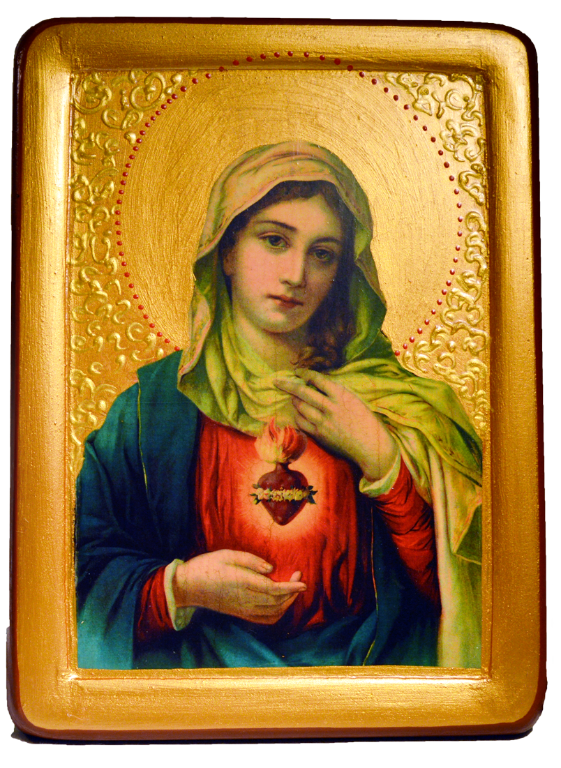 804x1101 Icon Immaculate Heart Of Christian Icons