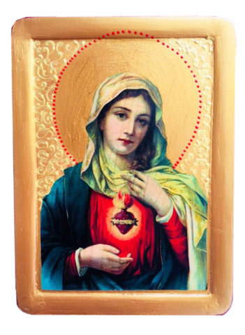 351x480 Immaculate Heart Of Mary Icon Joseph's Inspirational