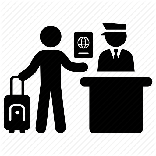 512x512 Immigration, Officer, Passport, Travel Icon