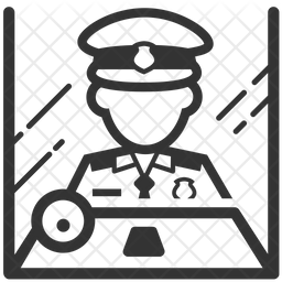 256x256 Immigration Icon Of Glyph Style