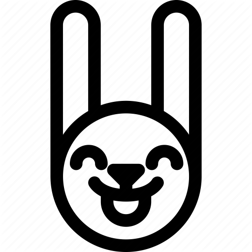 512x512 Animal, Easter, Emoji, Emoticon, Hare, Imp, Rabbit Icon