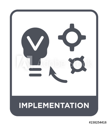 430x500 Implementation Icon Vector